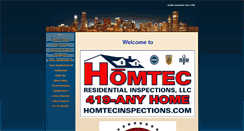 Desktop Screenshot of homtecinspections.com